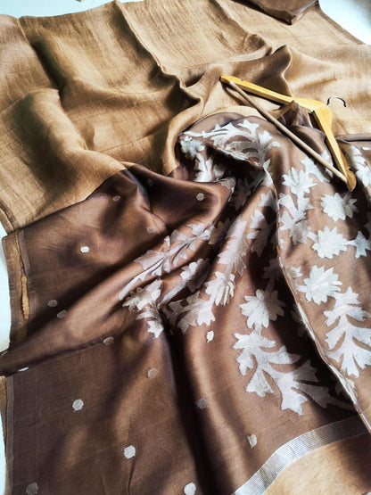 Linen Silk Jamdani