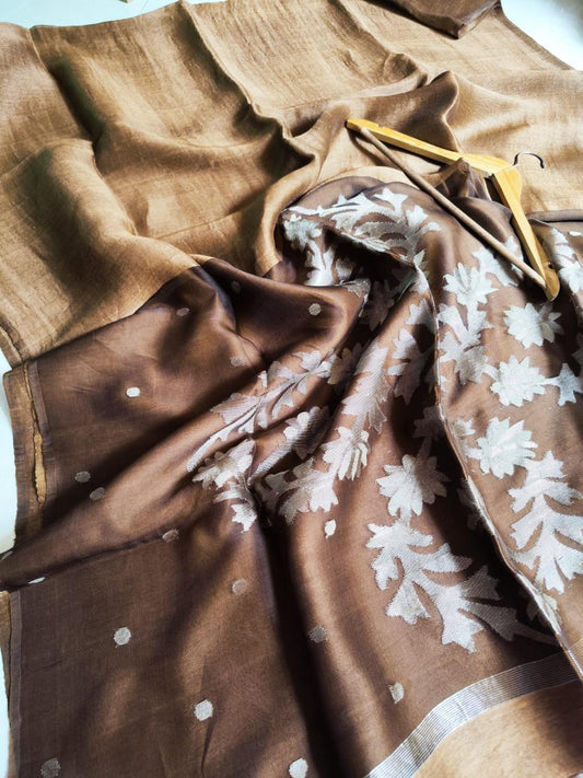 Linen Silk Jamdani