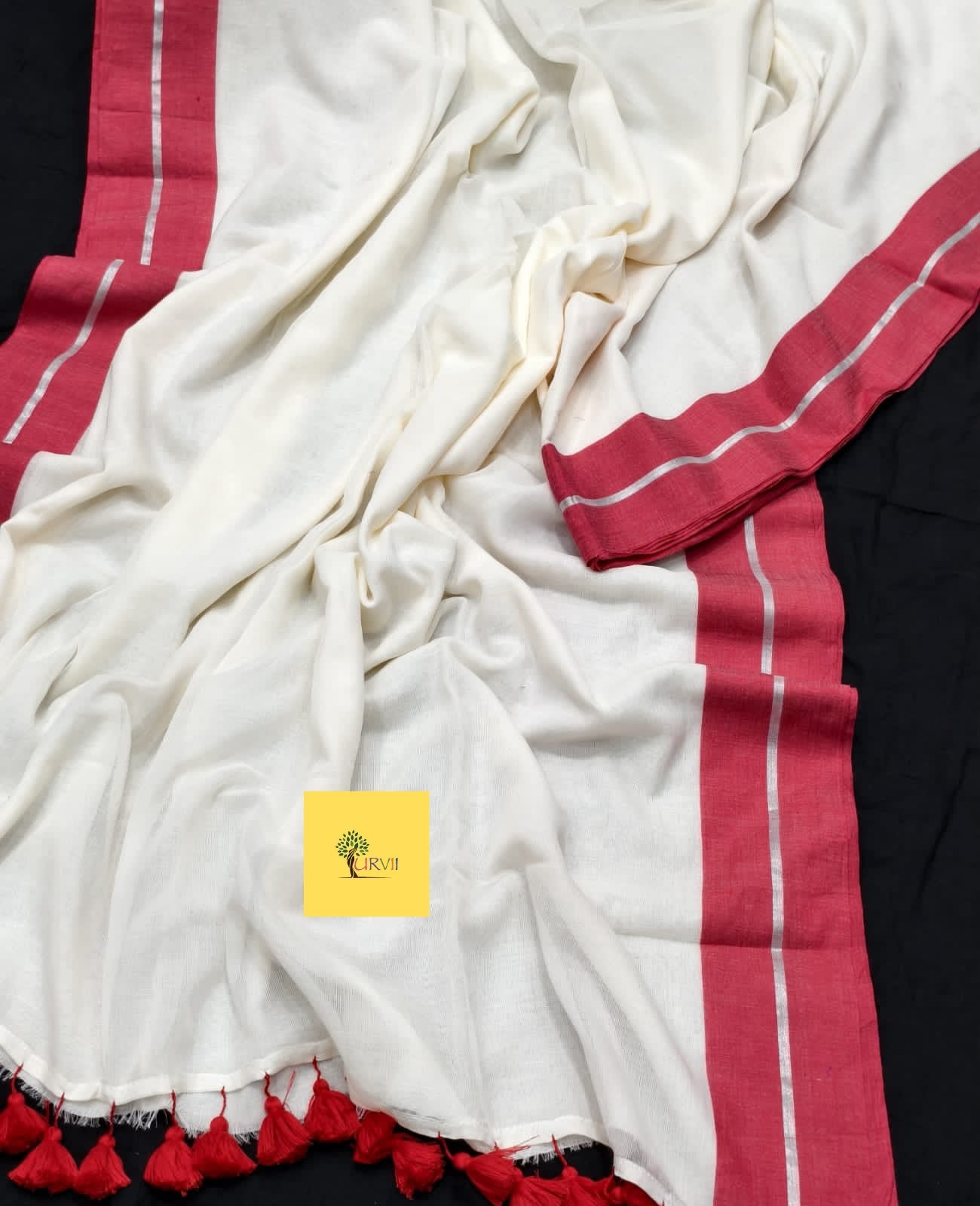 HANDSPUN cotton saree