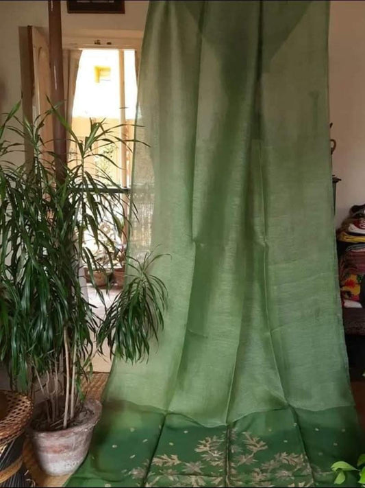 Linen Silk Jamdani