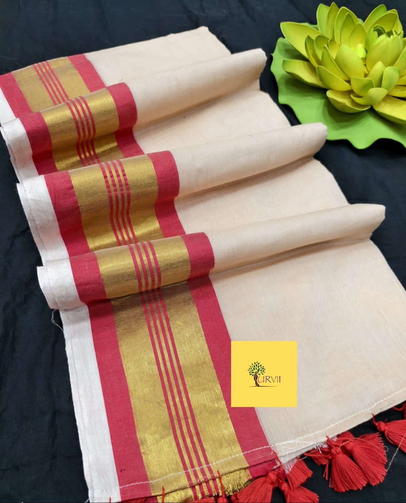 HANDSPUN cotton saree