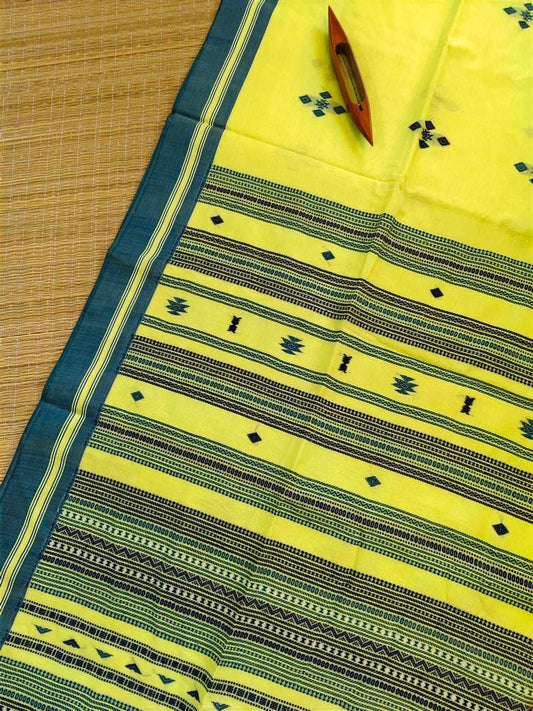 Handspun bhujoudi cotton saree