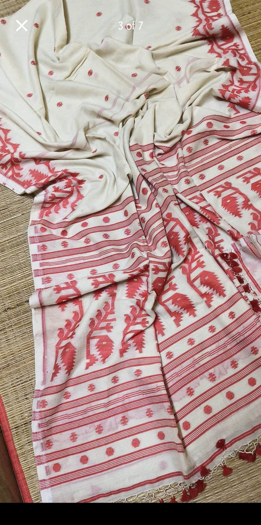 Dhakai cotton saree