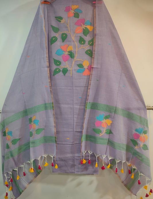 2 piece khadi cotton suit set