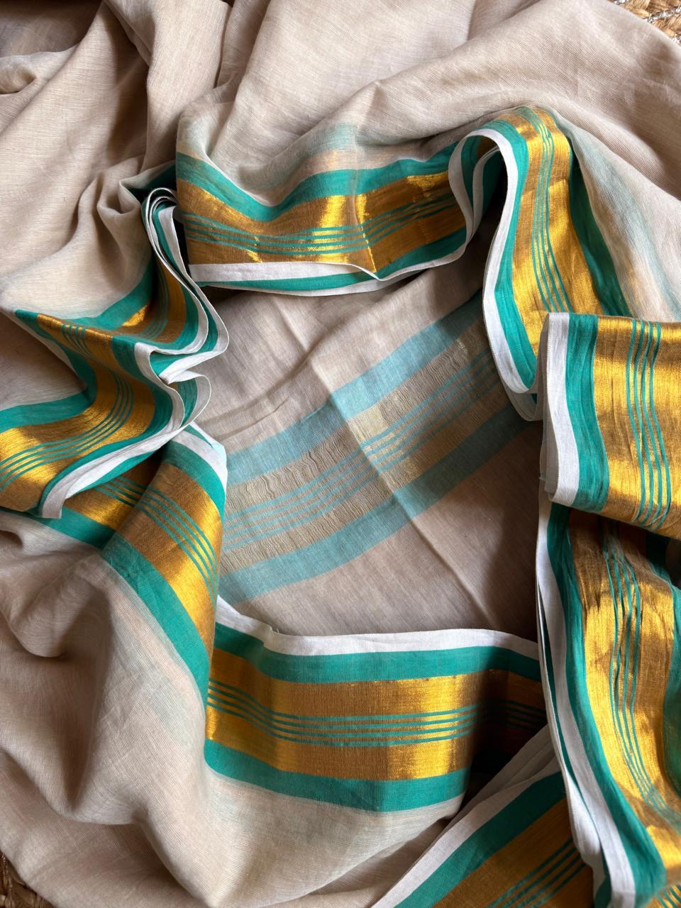 HANDSPUN cotton saree
