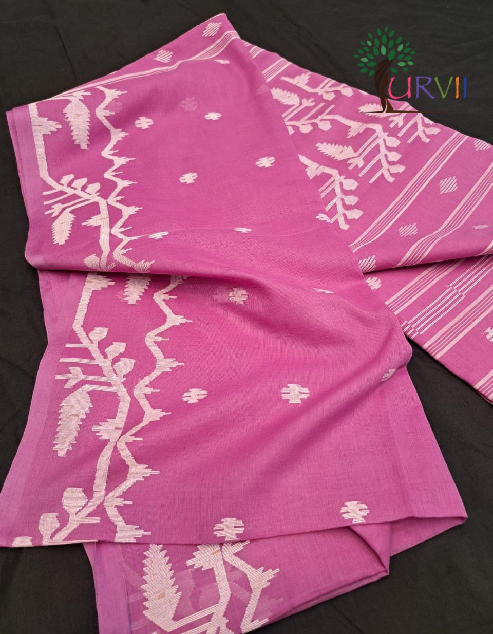Handloom cotton jamdanis