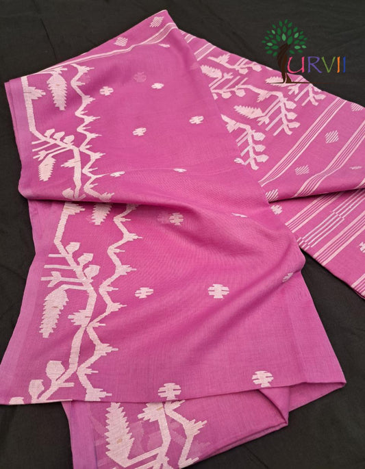Handloom cotton jamdanis