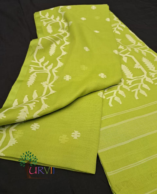 Handloom cotton jamdanis