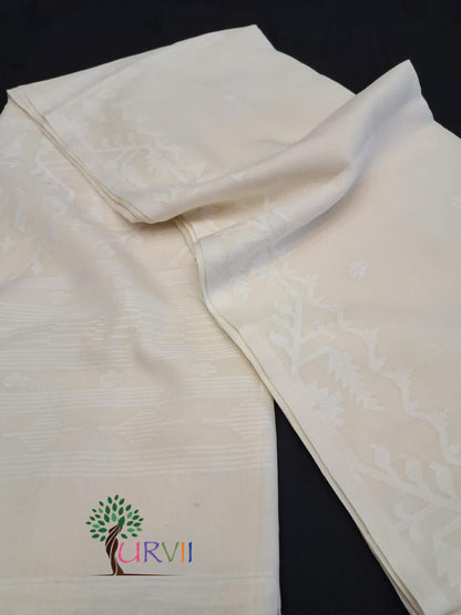 Handloom cotton jamdanis
