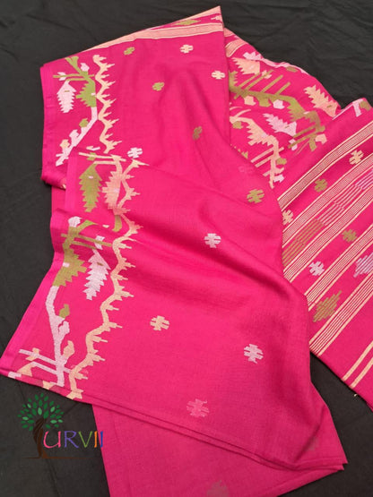 Handloom cotton jamdanis