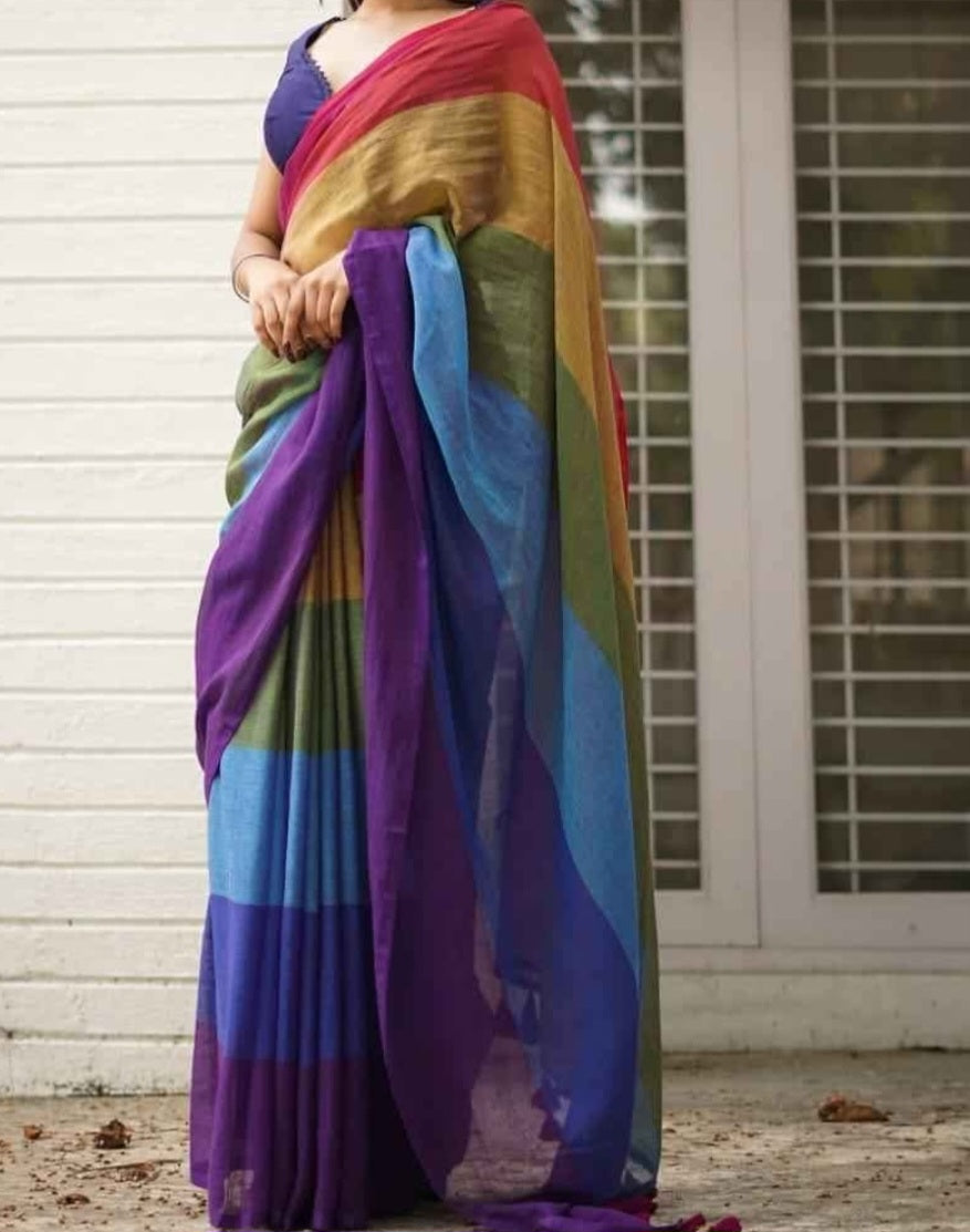 Handloom cotton saree