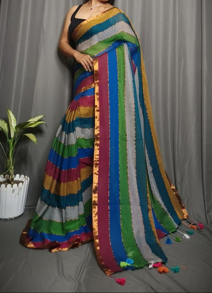 Handloom cotton saree
