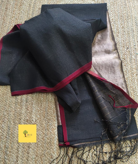 Tissue  Linen Sarees