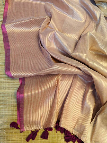 Tissue Cotton sarees