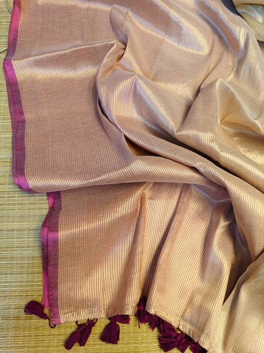 Tissue Cotton sarees