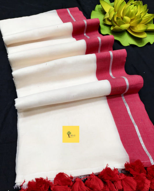 HANDSPUN cotton saree