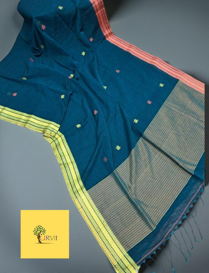 Handspun charkha khadi saree