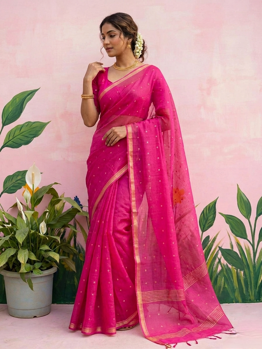 Resham silk saree