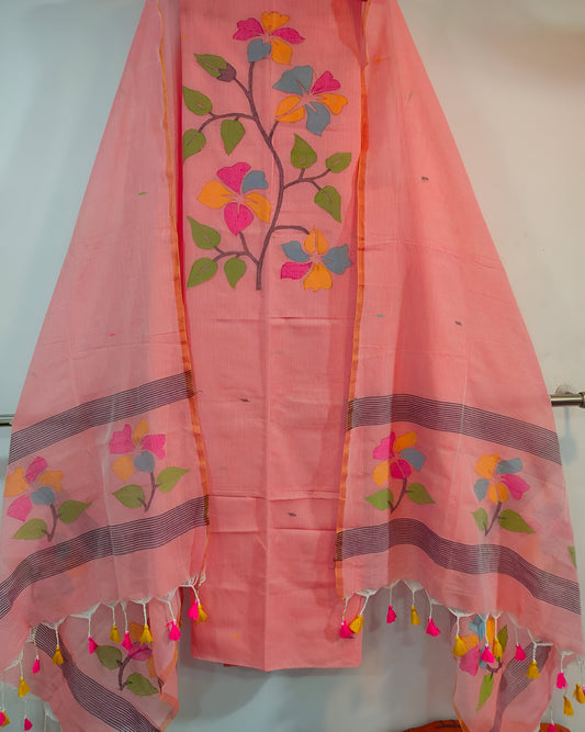 2 piece khadi cotton suit set