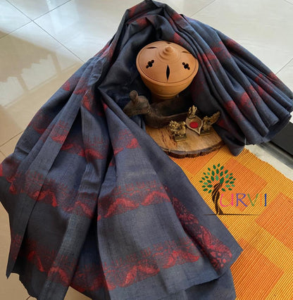 Tussar silk saree