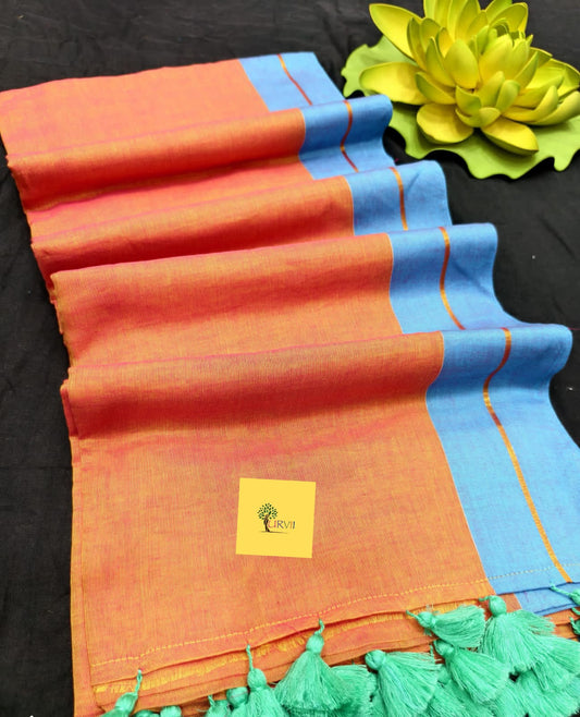 HANDSPUN cotton saree