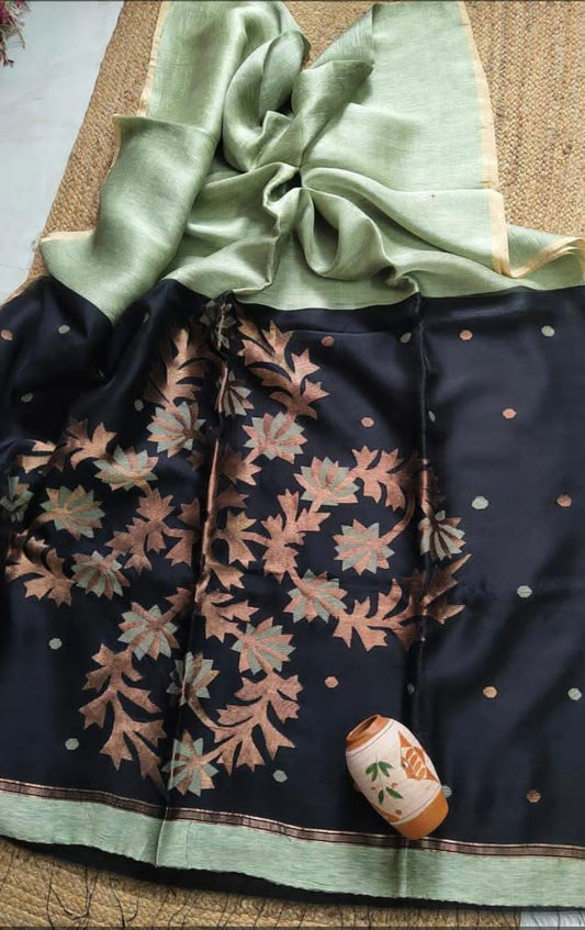 Linen Silk Jamdani