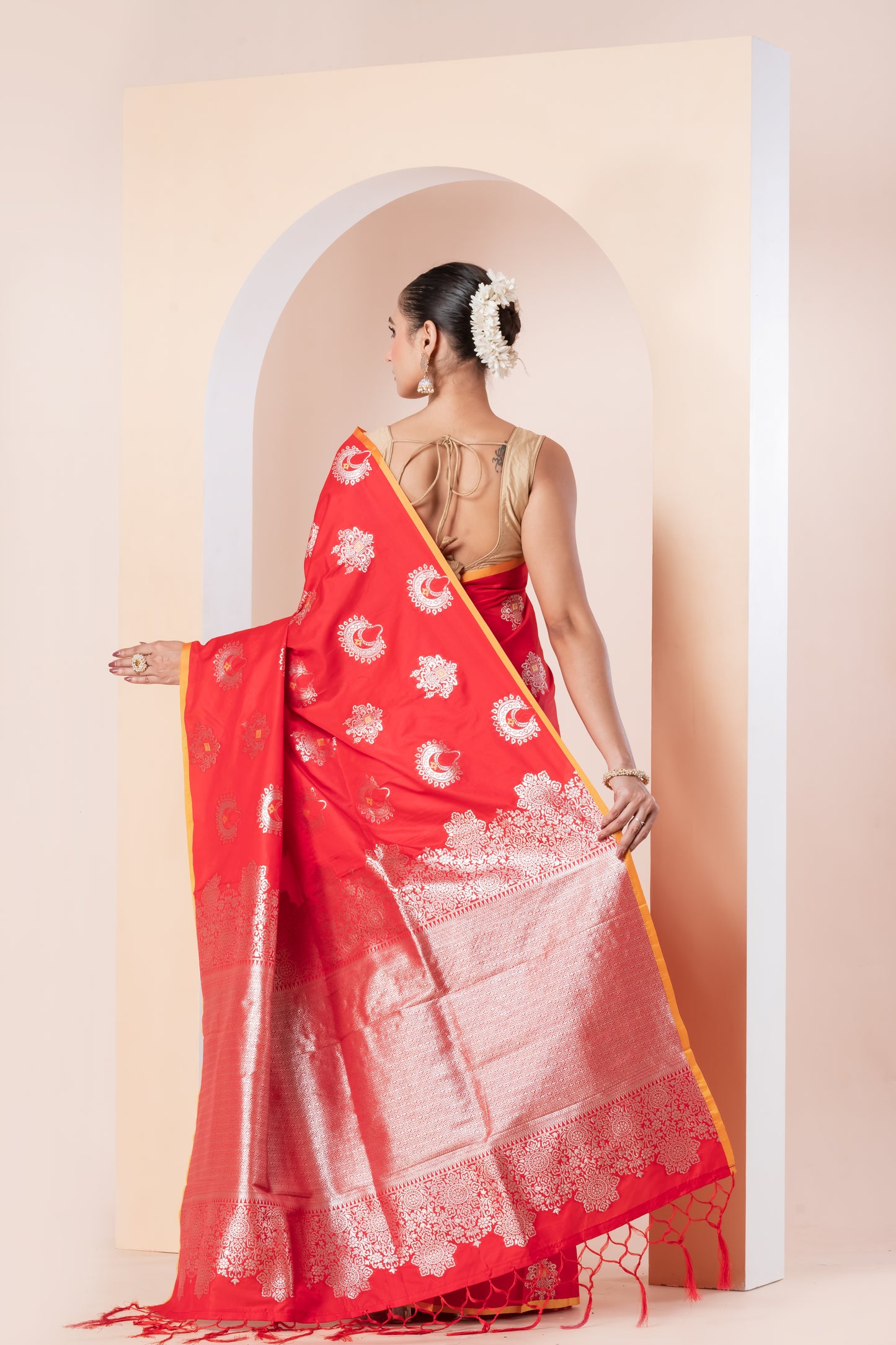 Mashru Banarasi silk saree