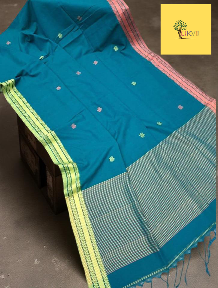 Handspun charkha khadi saree
