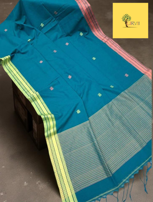 Handspun charkha khadi saree