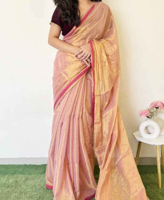 Tissue Cotton sarees