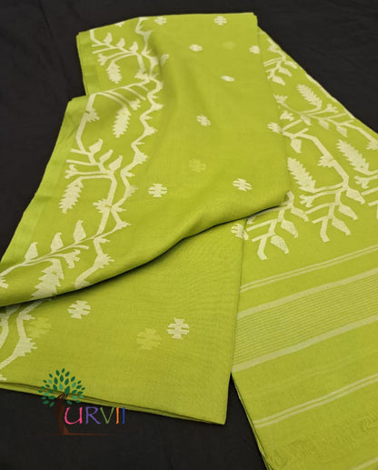 Handloom cotton jamdanis