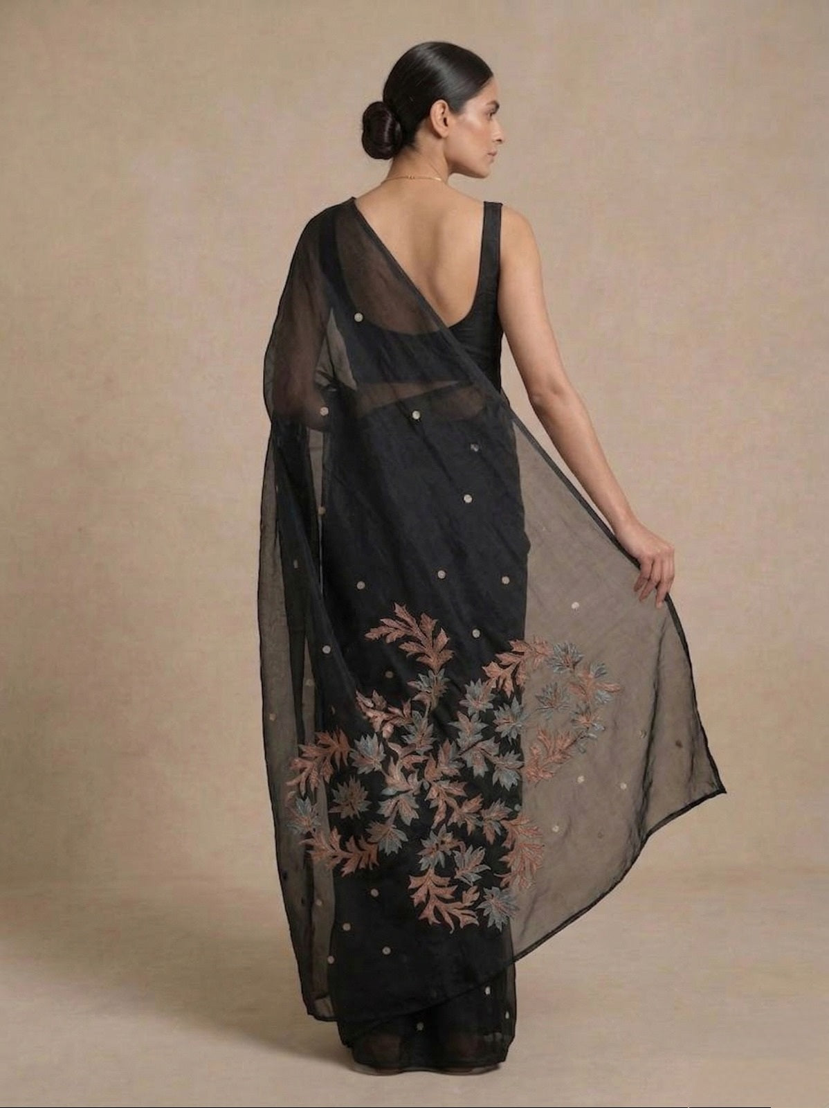 Linen Silk Jamdani