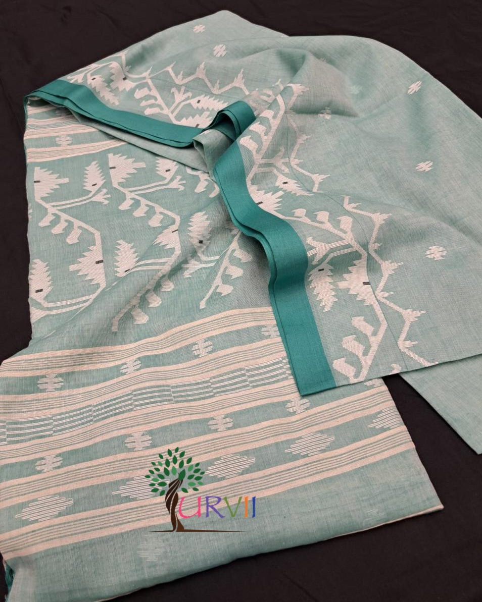 Handloom cotton jamdanis